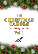 10 CHRISTMAS CAROLS, Vol. 1 Orchestra sheet music cover